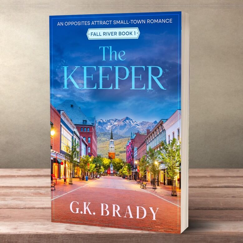The Keeper special edition cover blue skies with quaint downtown